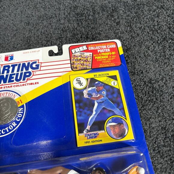 Bo Jackson Chicago White Sox Vintage 1991 Starting Lineup Figure - NIB Baseball - Picture 3 of 4